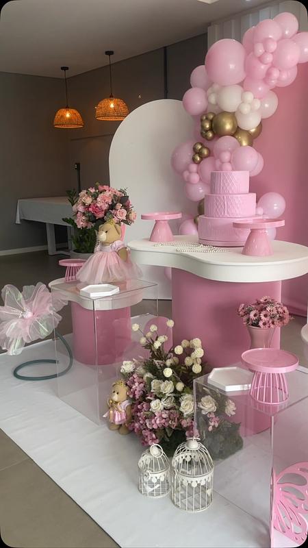 Decoração Mini Diva Rosa